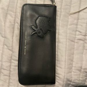 Marc by Marc Jacobs bunny embossed leather wallet
